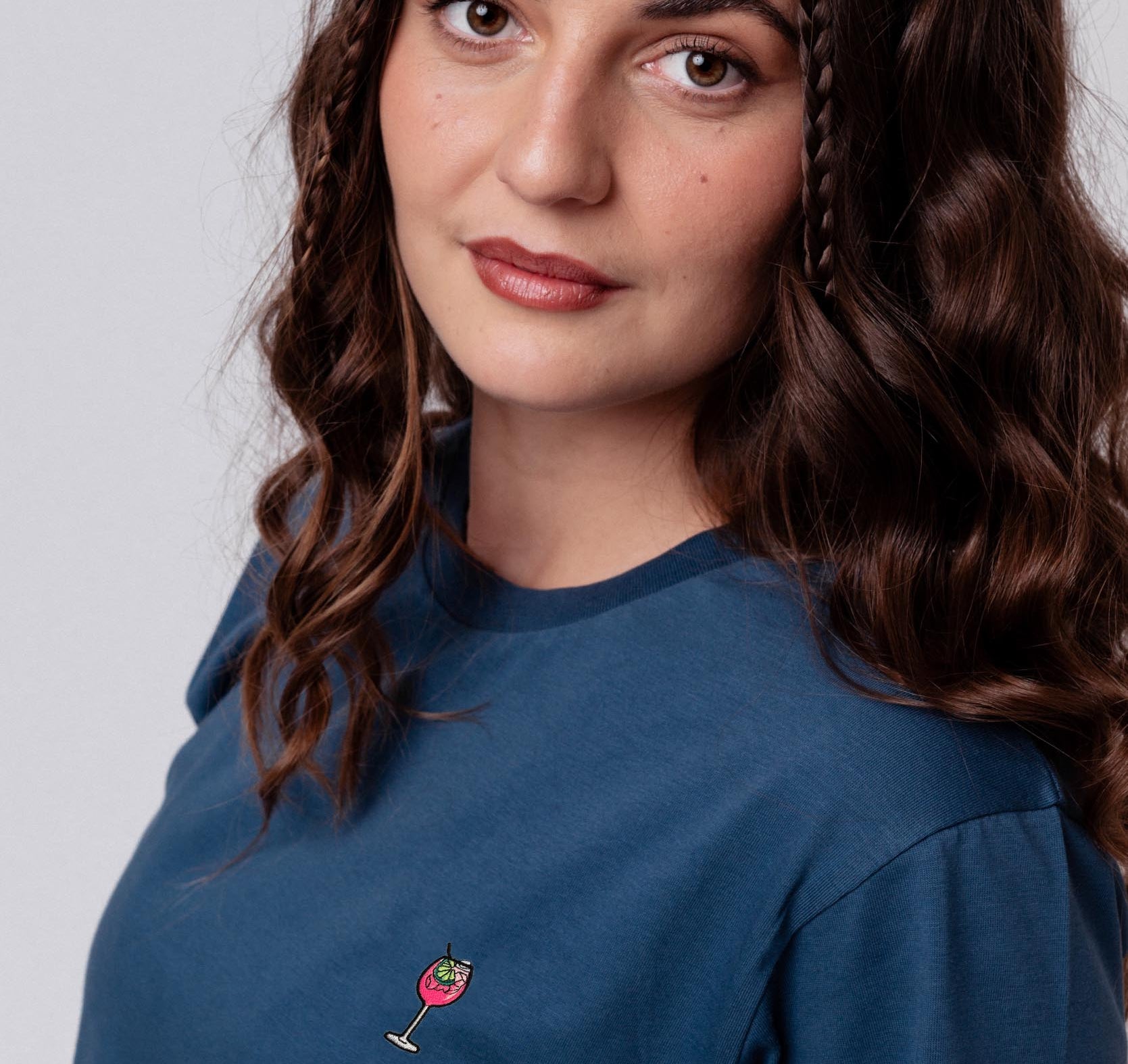 Sarti Spritz | Besticktes Bio Baumwoll Unisex T-Shirt