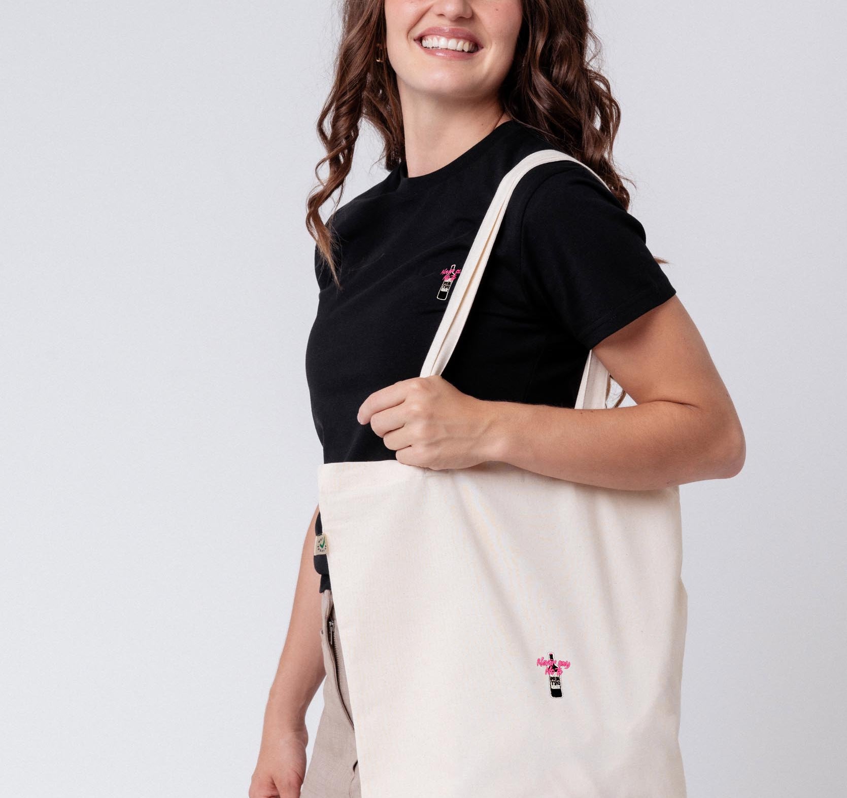 Allday RSÈ | Bestickte Bio Baumwoll Tasche