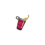 Beerpong Randtreffer| Bolsa bordada de algodón orgánico