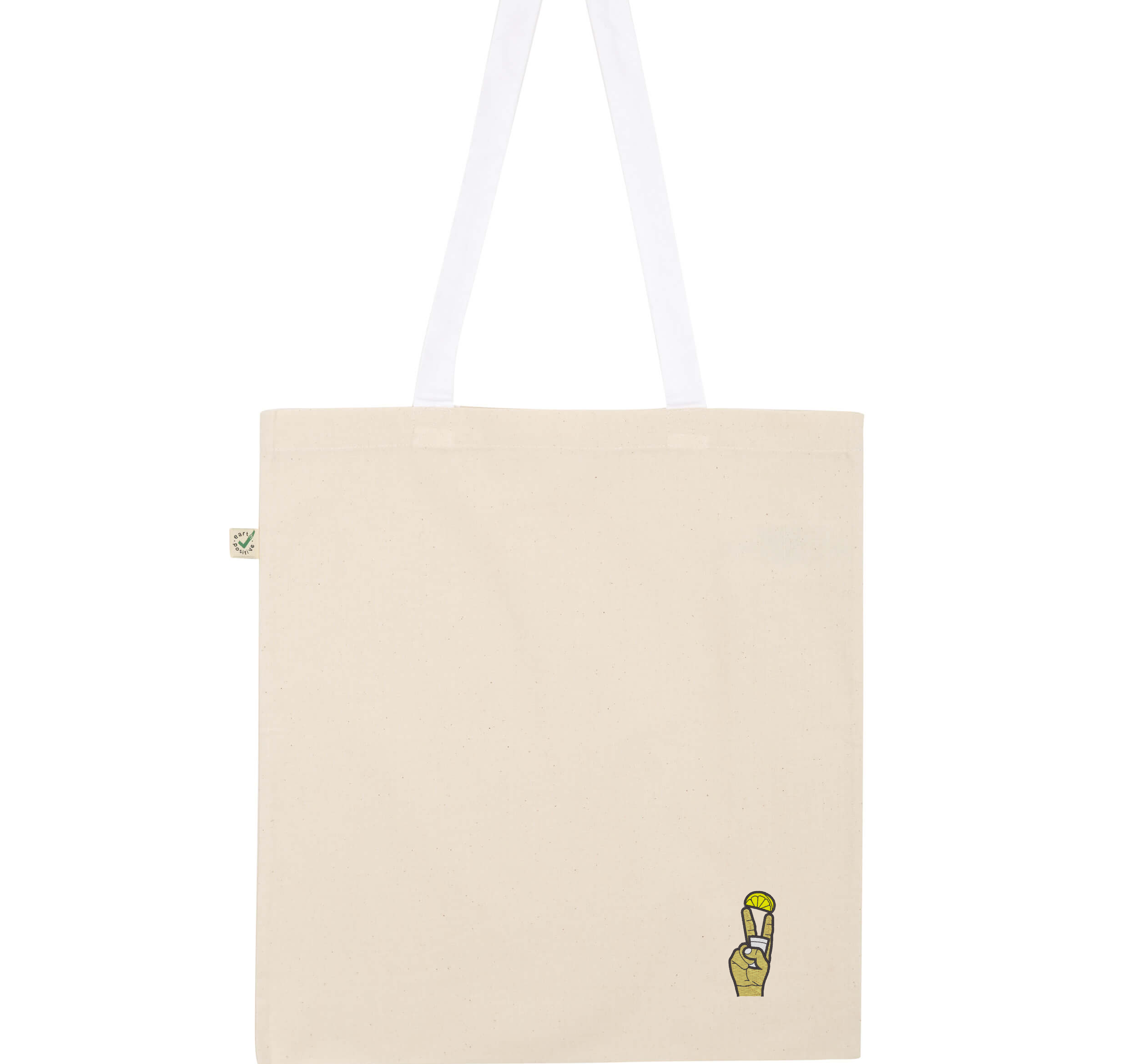 Chupito de Tequila | Bolsa bordsda de algodón orgánico