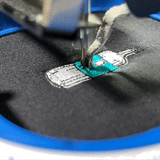 Luft | Besticktes Bio Baumwoll Unisex T-Shirt