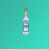 Ouzo | Bolsa de algodón orgánico bordada