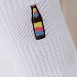 Cola Mix | Calcetines bordados de algodón orgánico