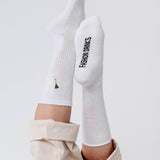 Lauch | Bestickte Bio Baumwoll Socken