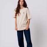 Weinflasche | Heavy Oversized Bio Baumwoll T-Shirt
