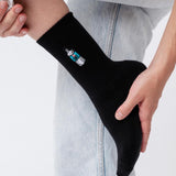 Luft | Calcetines bordados de algodón orgánico