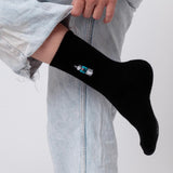 Luft | Calcetines bordados de algodón orgánico