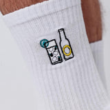 Gin & Tonic | Calcetines de algodón orgánico bordados