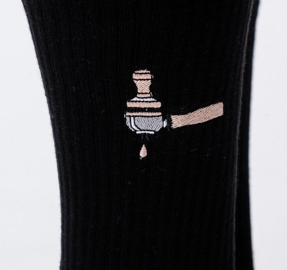 Serigrafía y manipulación | Calcetines de algodón orgánico bordados