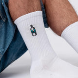 Luft | Calcetines bordados de algodón orgánico