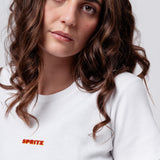 Spritz Signature | Besticktes Bio Baumwoll Cropped T-Shirt