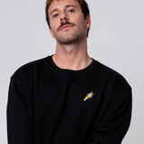 Tornado | Bestickter Bio-Baumwoll Unisex Pullover