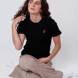 Whisky | Besticktes Bio Baumwoll Frauen T-Shirt