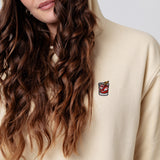 Negroni | Sudadera bordada con capucha de algodón orgánico para mujer