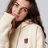 Negroni | Sudadera bordada con capucha de algodón orgánico para mujer