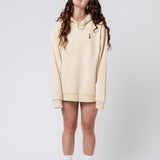 Mate Spritz | Sudadera con capucha bordada de algodón orgánico para mujer