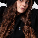 Gorbachov | Sudadera con capucha bordada de algodón orgánico para mujer