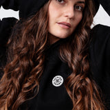 Fashion Drinks | Sudadera bordada con capucha de algodón orgánico para mujer