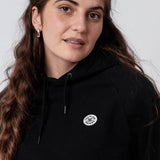 Fashion Drinks | Sudadera bordada con capucha de algodón orgánico para mujer