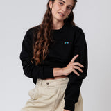 Gafas rápidas | Jersey de mujer de algodón orgánico bordado