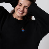 Glühwein | Jersey de mujer de algodón orgánico bordado