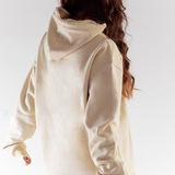 Due Caffè | Bestickter Bio Baumwoll Frauen Hoodie