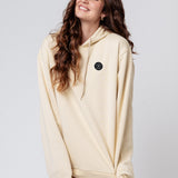 Fashion Drinks | Sudadera bordada con capucha de algodón orgánico para mujer