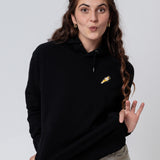 Tornado | Sudadera bordada con capucha de algodón orgánico para mujer