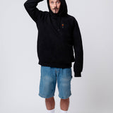 Spritz | Sudadera bordada con capucha de algodón orgánico para hombre