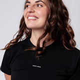 Vodka Soda | Camiseta bordada de algodón orgánico para mujer