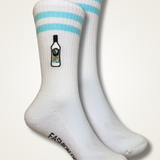 Mangaroca Batida de Côco | Calcetines de algodón orgánico bordados