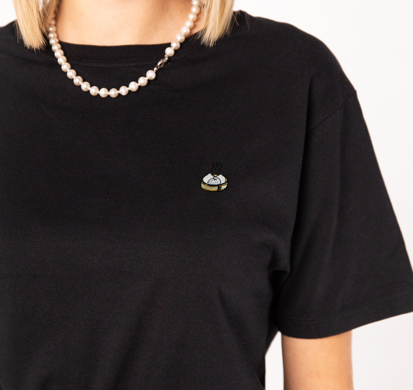 Dumplings | Besticktes Bio Baumwoll Unisex T-Shirt