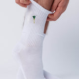 Lauch | Bestickte Bio Baumwoll Socken
