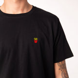 Pommes | Besticktes Bio Baumwoll Unisex T-Shirt