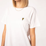 Pizza | Besticktes Bio Baumwoll Unisex T-Shirt