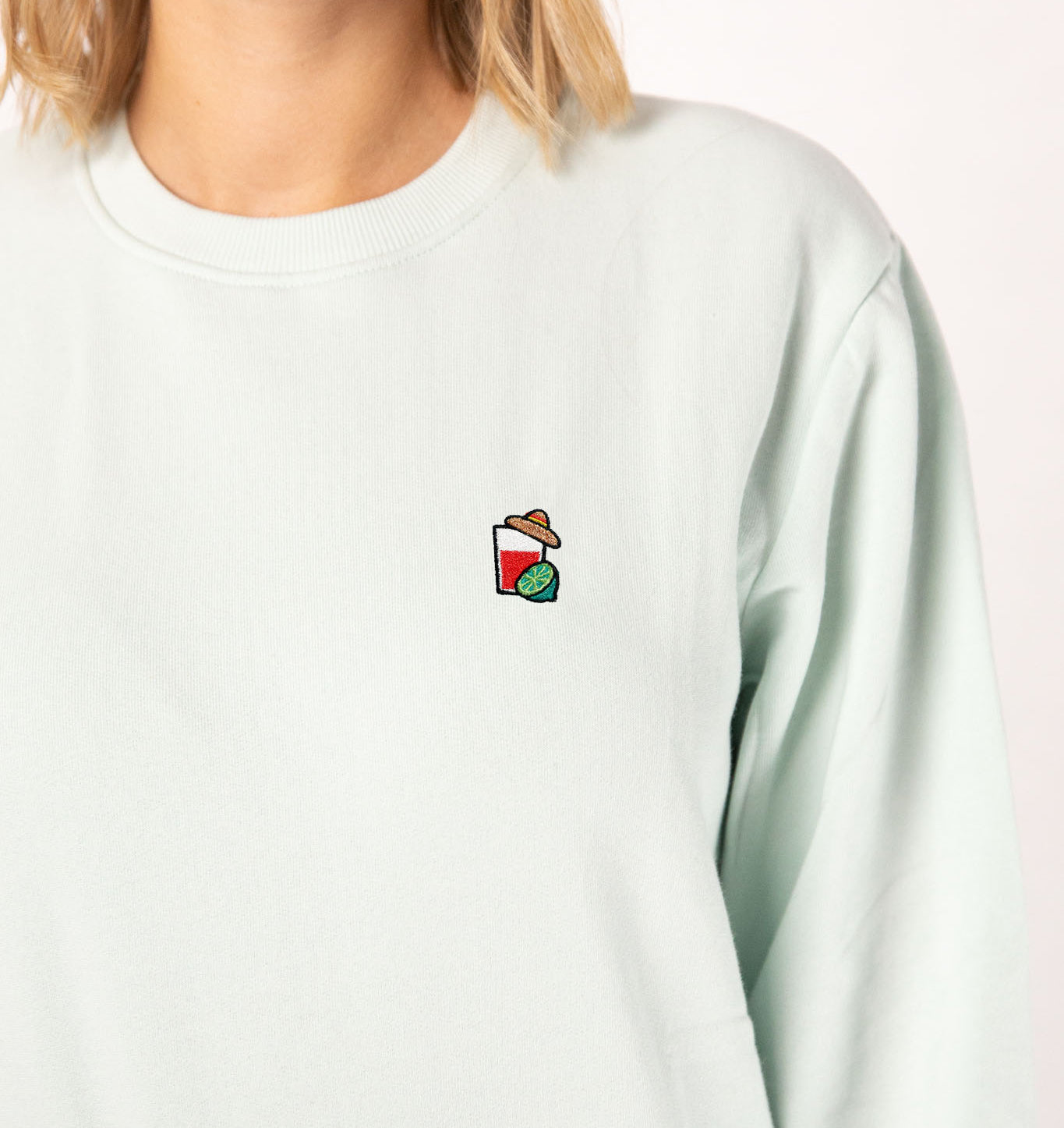 Mexicano | Jersey de mujer de algodón orgánico bordado