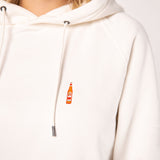Somersby Orange Spritz | Sudadera con capucha bordada de algodón orgánico para mujer