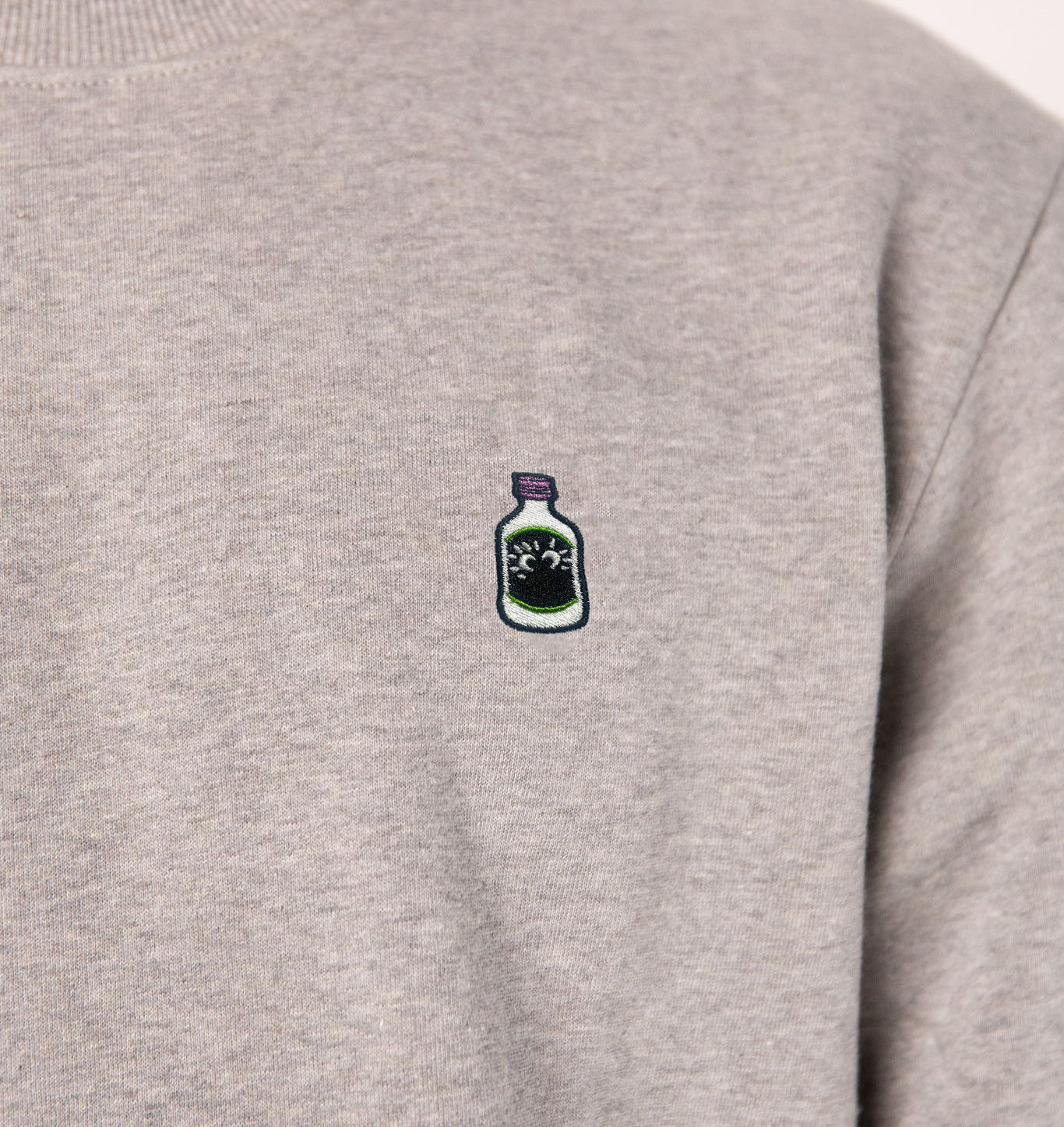 Kleiner Feigling | Bestickter Bio-Baumwoll Unisex Pullover