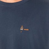 Soporte para tamiz y pisón | Camiseta de algodón orgánico bordada