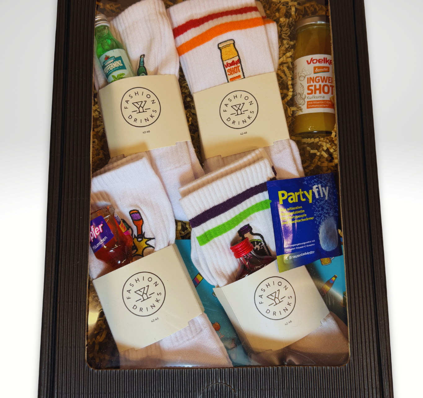 Die ultimative Fashion Drinks Party Geschenkbox in 3 Varianten (S, M, L)