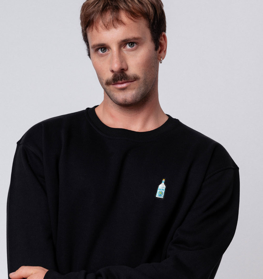 GIN SUL | Bestickter Bio-Baumwoll Unisex Pullover