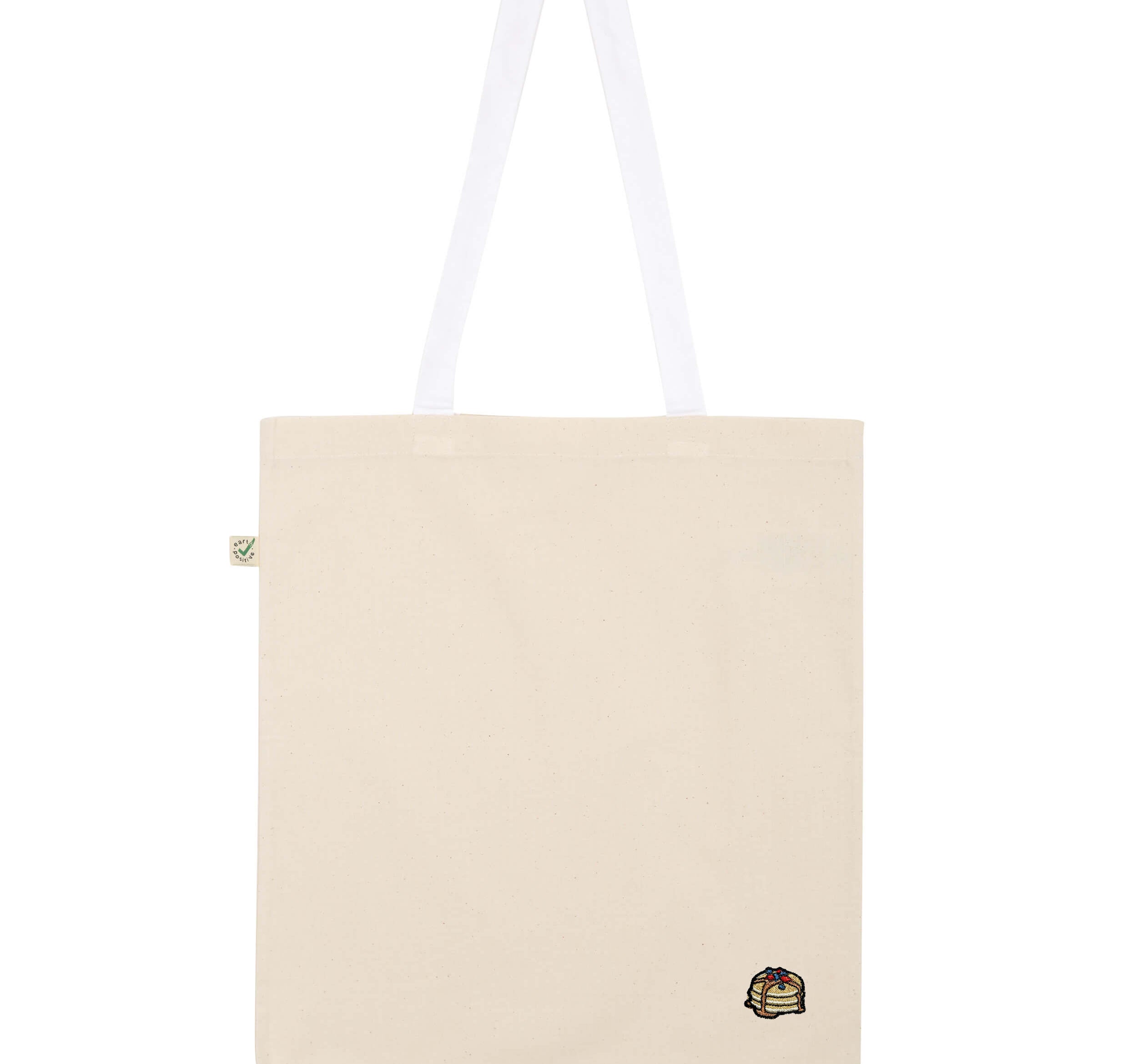 Pancakes | Bestickte Bio Baumwoll Tasche