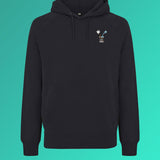 Carajillo | Sudadera con capucha de algodón orgánico bordada para hombre