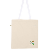 Sable de Champán | Bolsa bordada de algodón orgánico
