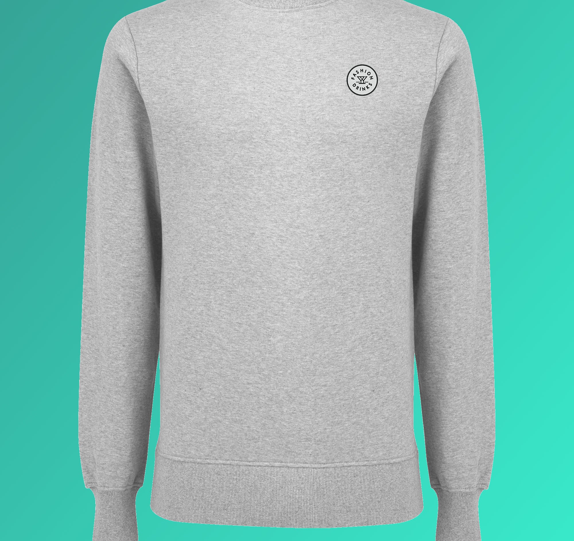 Fashion Drinks | Bestickter Bio-Baumwoll Unisex Pullover