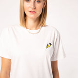 Tornado | Camiseta bordada de algodón orgánico para mujer