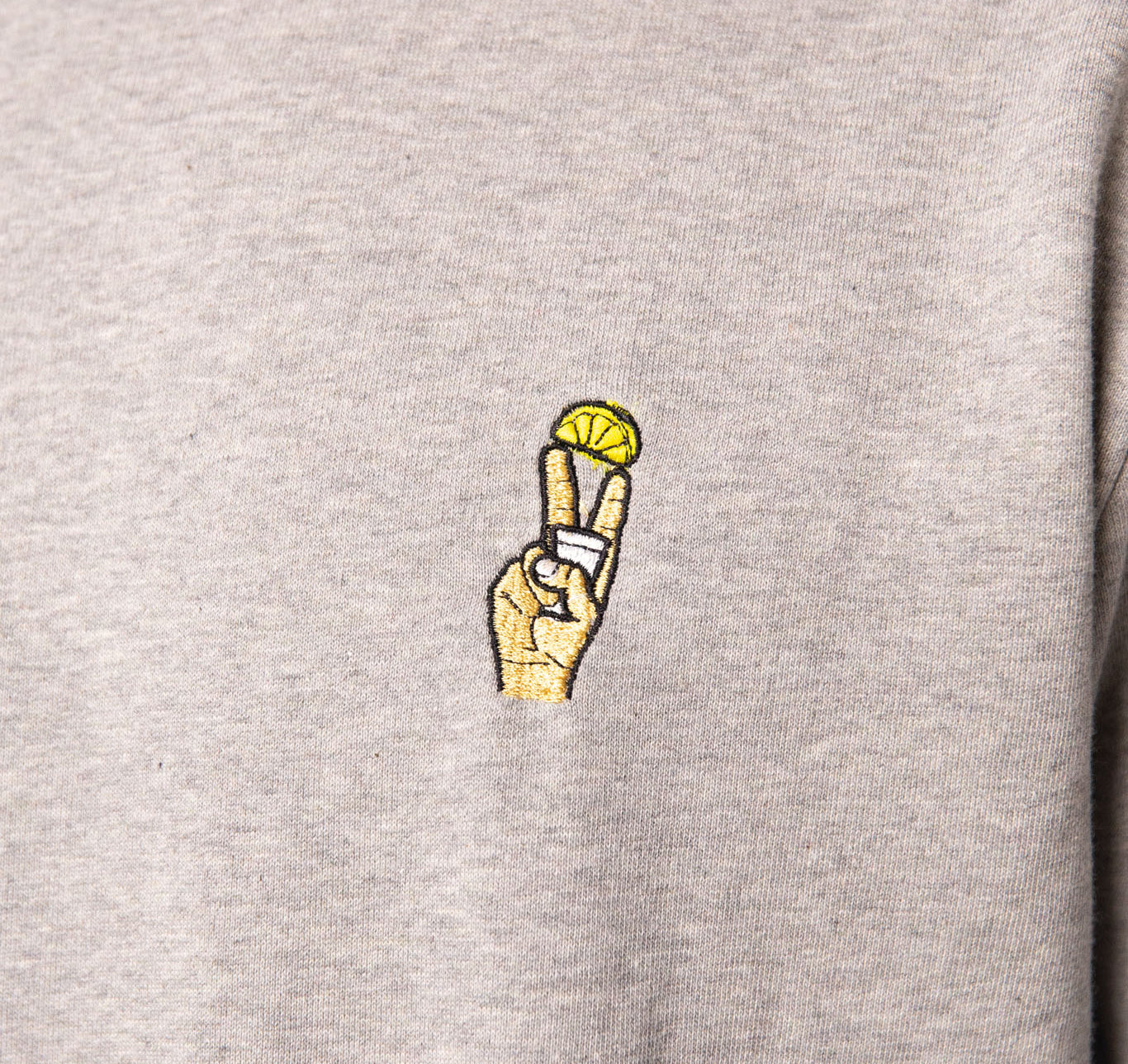 Tequila Shot | Bestickter Bio-Baumwoll Unisex Pullover