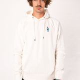 Luft | Sudadera bordada con capucha de algodón orgánico para hombre