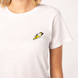 Tornado | Camiseta bordada de algodón orgánico para mujer