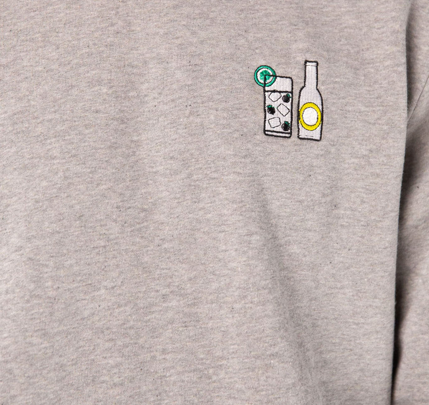 Gin Tonic | Jersey bordado de algodón orgánico para mujer